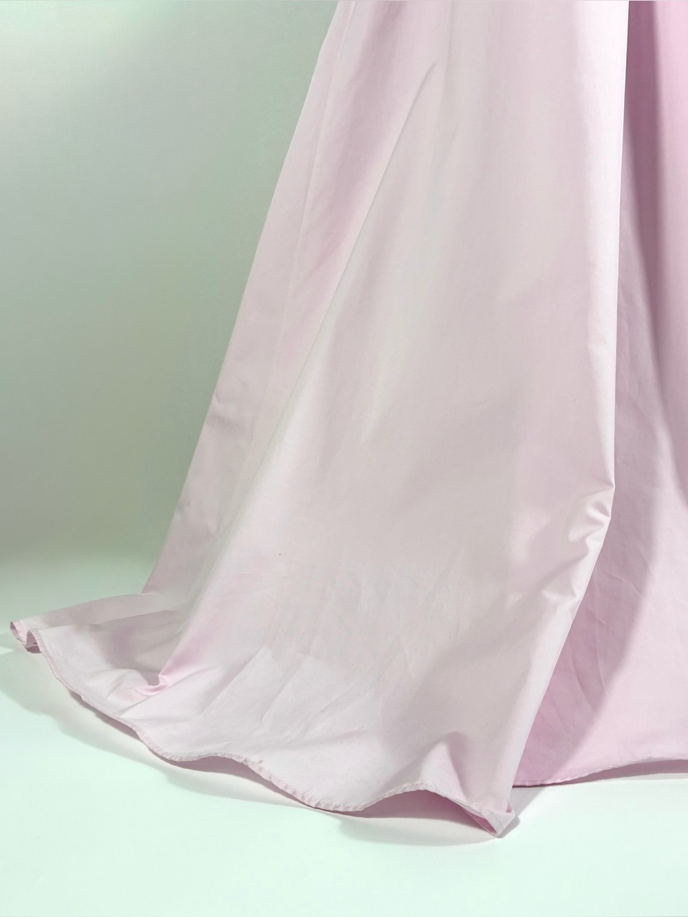 Alexander McQueen Asymmetric Cotton Poplin Midi Dress Ice Pink IT 40 US 4 NWT - Picture 10 of 17